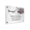 Plaque funéraire lavande-sur-marbre 13 Plaquedeces.fr